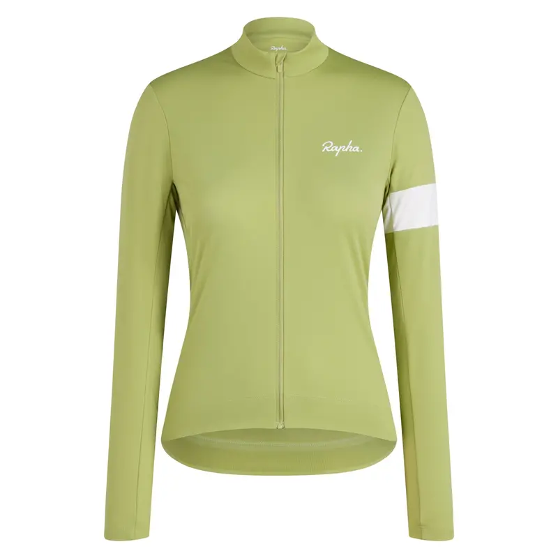 Rapha Women's Core Thermal Long Sleeve, Jersey Fern/White 1