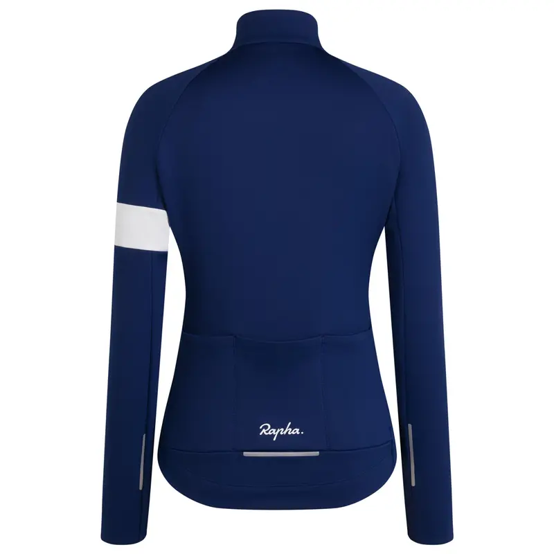 Rapha Women's Core Winter Jacket, Navy/White 2