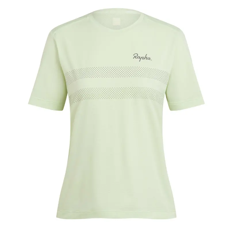 Rapha Women's Explore Technical T-Shirt, Light Green/Pale Purple 1