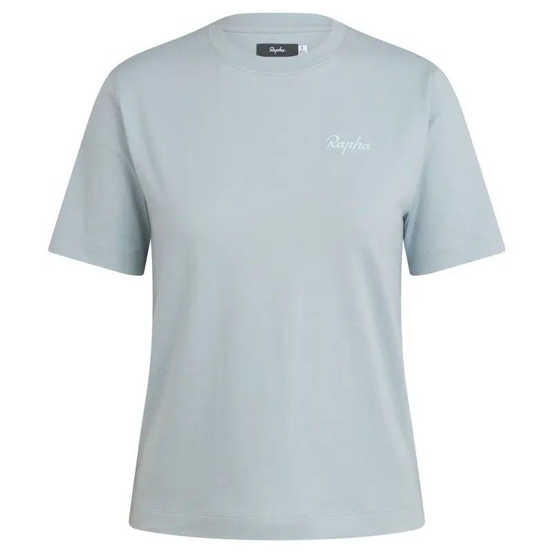 Rapha Women's Logo T-Shirt, Light Blue/Pale Blue 1