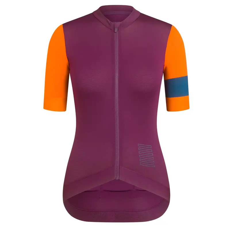 Rapha Women's Pro Team Training Jersey, Dark Purple/Teal 1