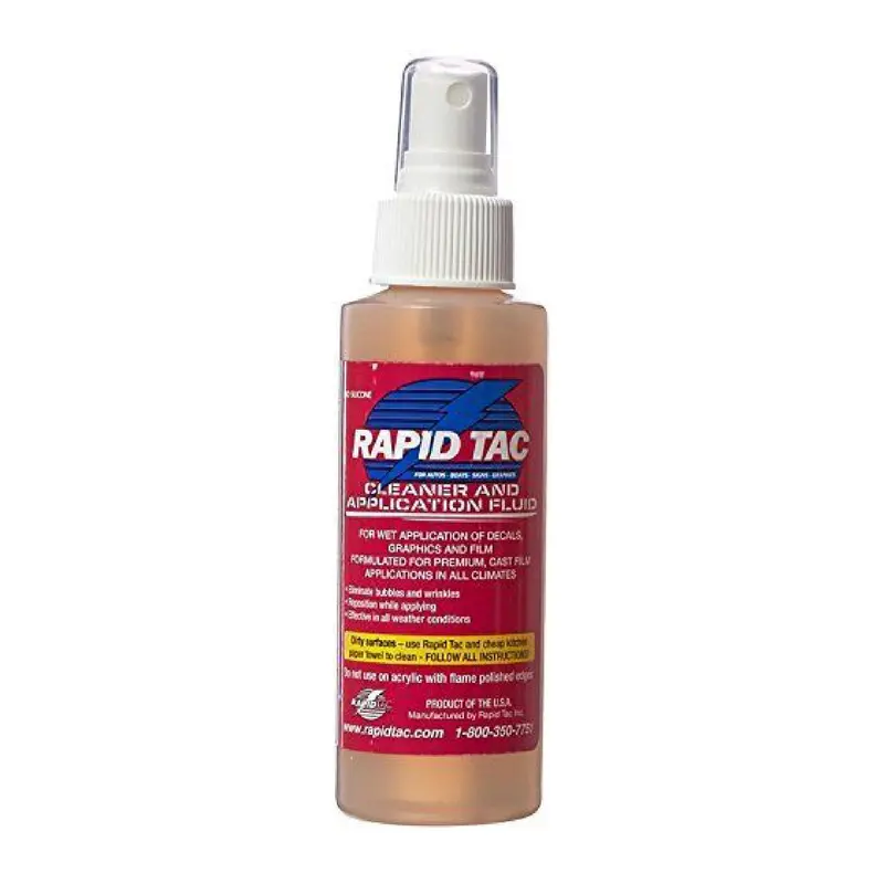 Rapid Tac Cleaner And Application Fluid With Sprayer (4Oz) 1