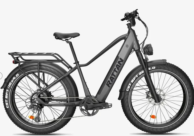 Rattan Pathfinder Step Over Fat Tire Mountain Electric Bike 2