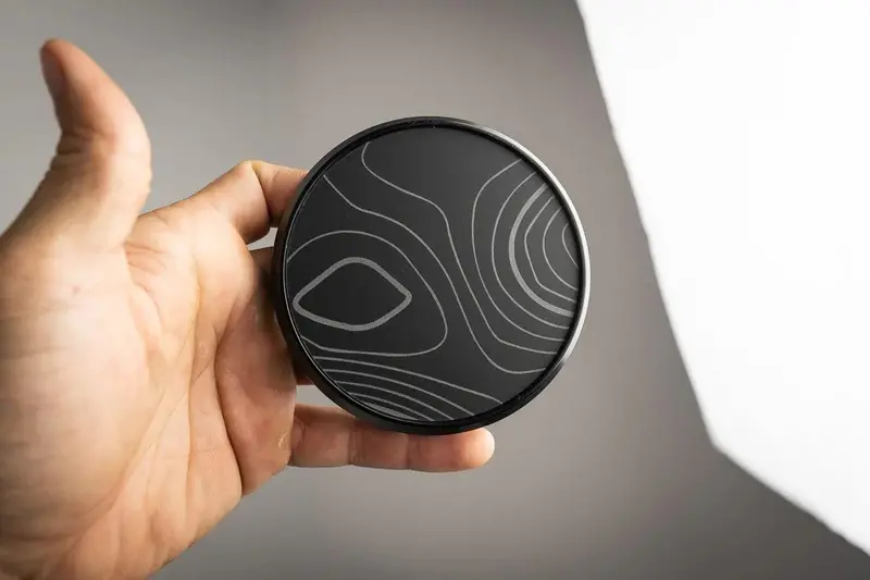 Rc 3.5" Black Series Topo Round Cover Overlays - Universal 2
