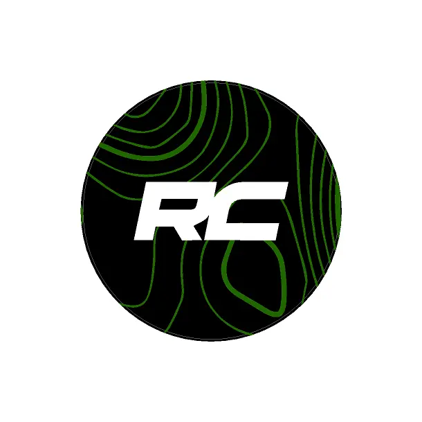 Rc 3.5" Black Series Topo Round Cover Overlays - Universal 5