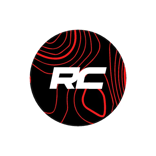 Rc 3.5" Black Series Topo Round Cover Overlays - Universal 6