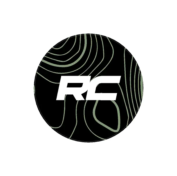 Rc 3.5" Black Series Topo Round Cover Overlays - Universal 8