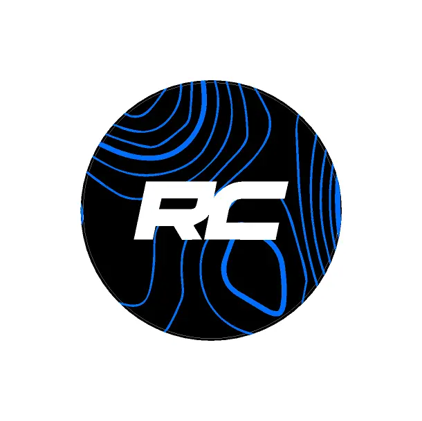 Rc 3.5" Black Series Topo Round Cover Overlays - Universal 9