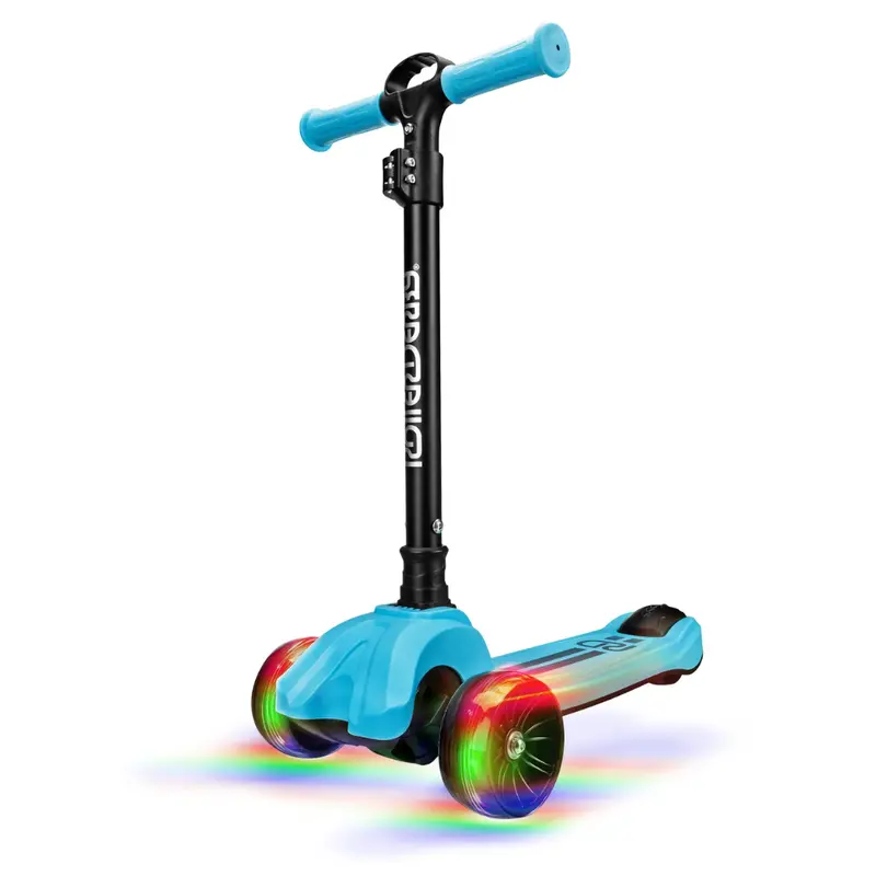 Rd 3-Wheel Blue Scooter With Lightup Wheels 1