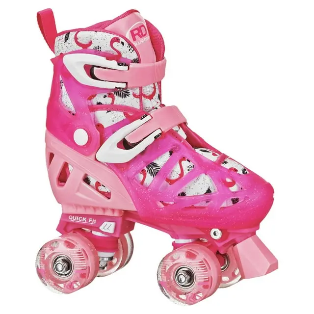 Rds Lxt500 Pink Flamingo Adjustable Roller Skates 1