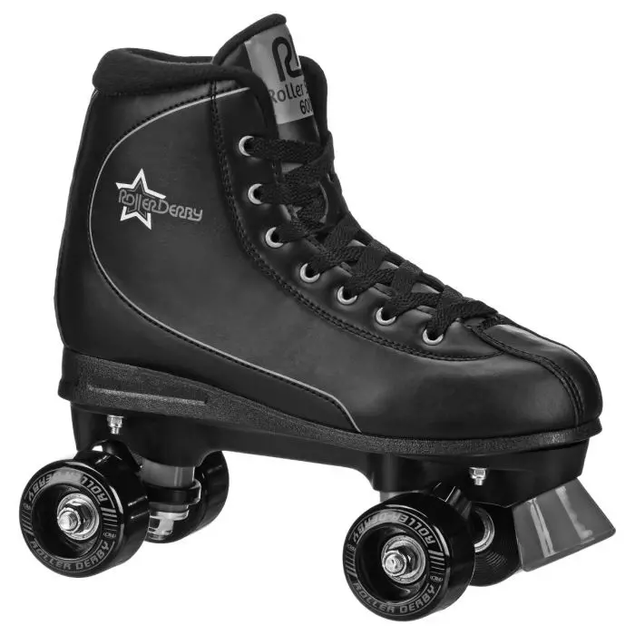 Rds Roller Star 600 Mens Black Grey Roller Skates 1