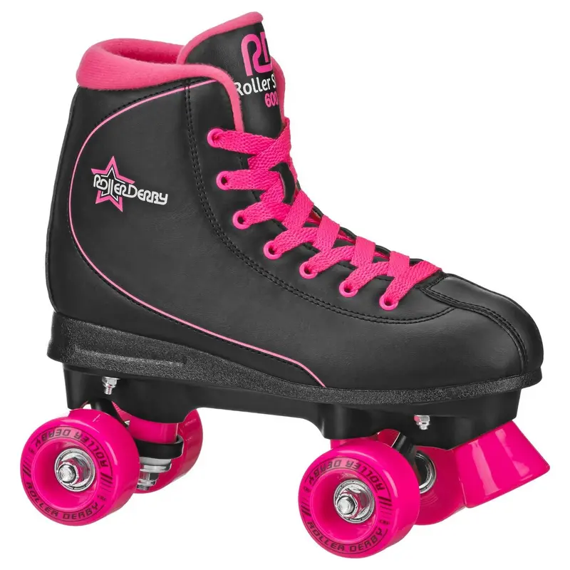 Rds Roller Star 600 Womens Black Roller Skates 1