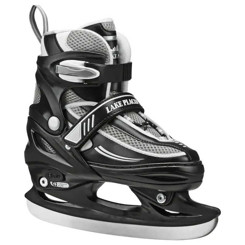 Rds Summit Boys Blk Adjustable Ice Skate 1