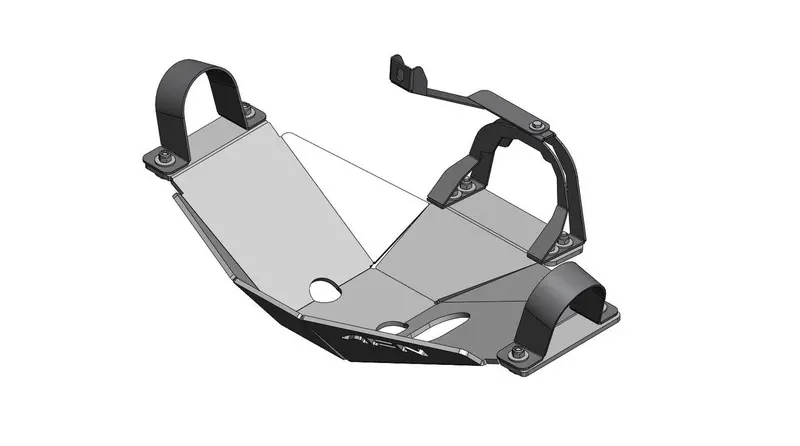 Rear Diff Skid Plate - Al - L200 2015 1