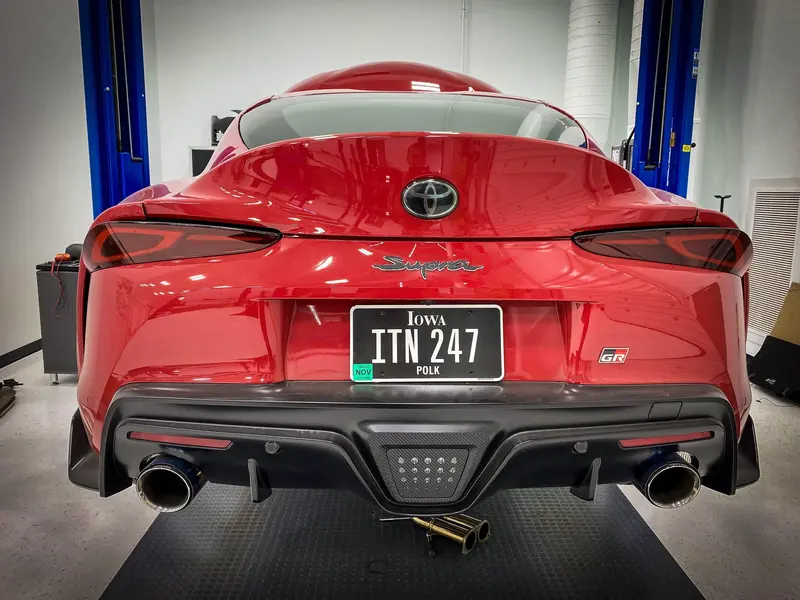 Rear Supra Emblem Overlay (Various Colors) - 2020+ Supra 5