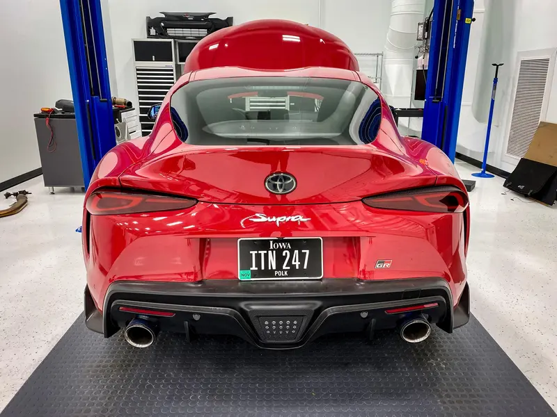 Rear Supra Emblem Overlay (Various Colors) - 2020+ Supra 7