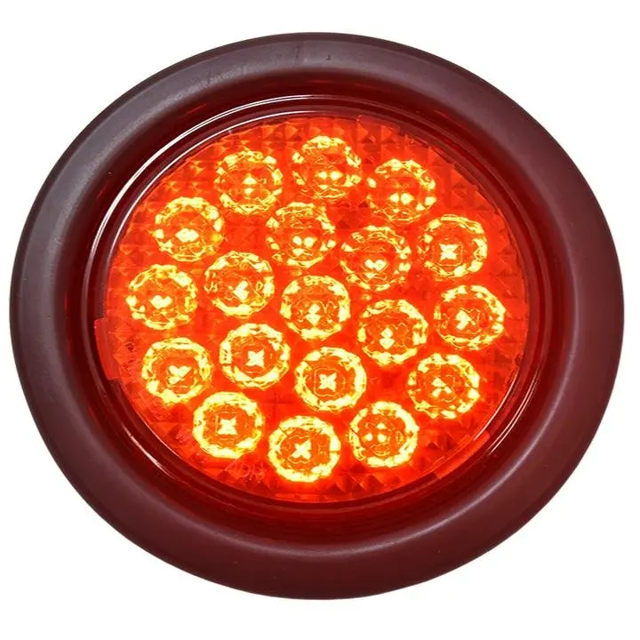 Red Round 110Mm Insert+Grommet 1