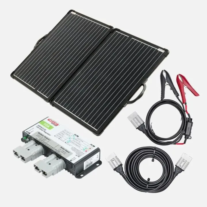 Redarc 120W Monocrystalline Folding Solar Panel Kit 1