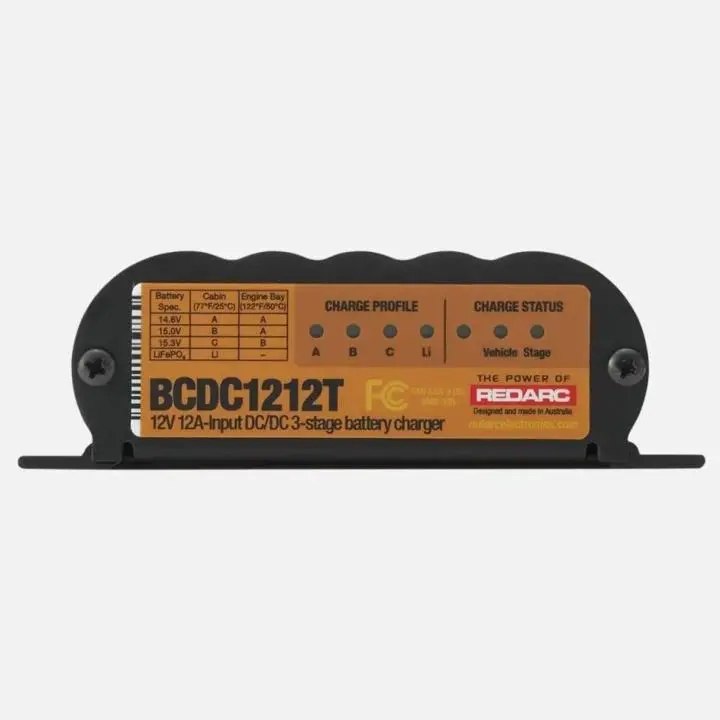 Redarc 12V 12A Dc/Dc Single Input Battery Charger 1