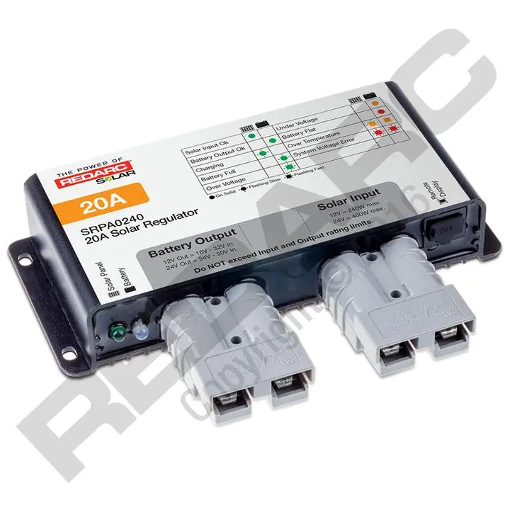 Redarc 20 Amp Solar Regulator 1