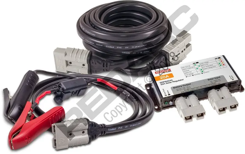 Redarc 20 Amp Solar Regulator And Cable Value Pack 1