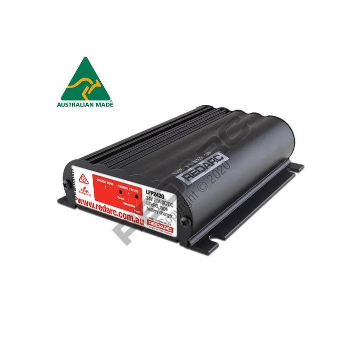 Redarc 24V 20A In-Vehicle Lifepo4 Battery Charger 1