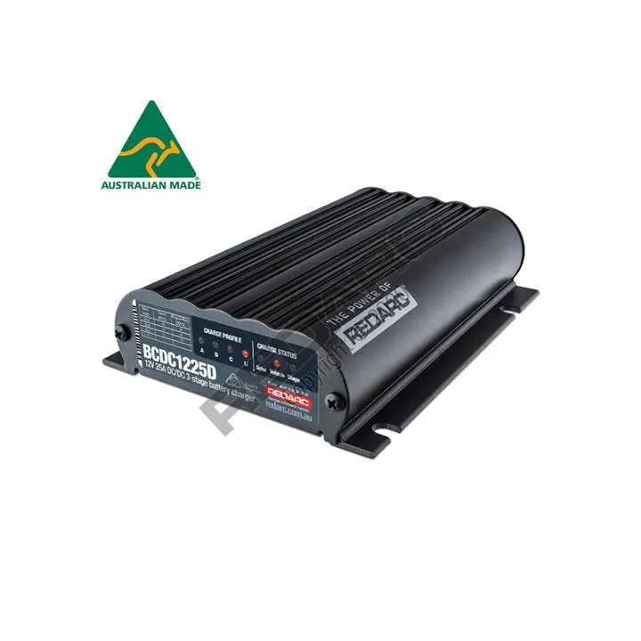 Redarc Dual Input 25A In-Vehicle Dc Battery Charger 1