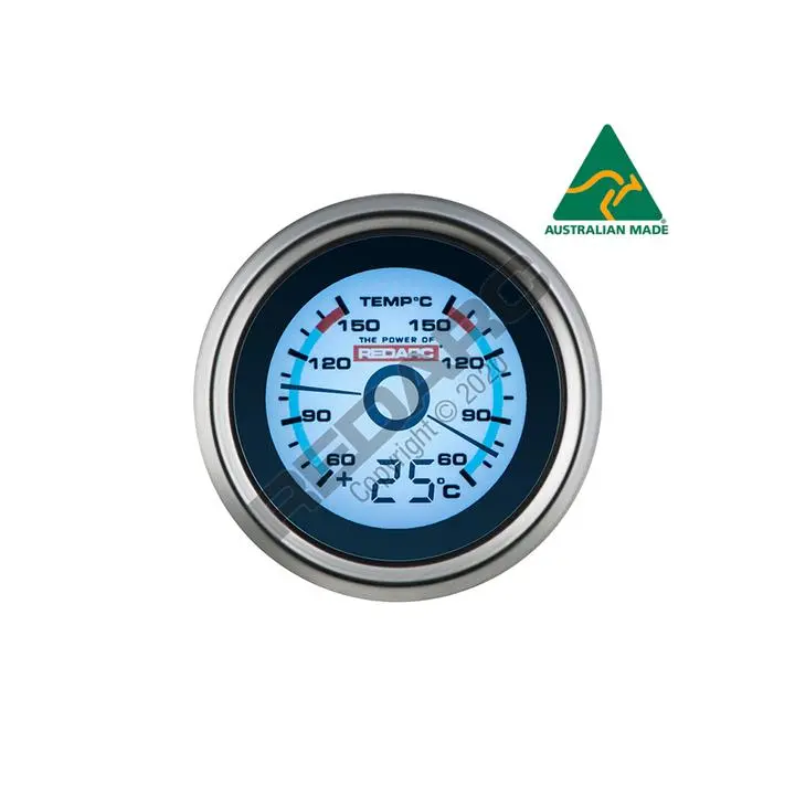 Redarc Dual Temperature 52Mm Gauge W/Optional Temperature Display 1