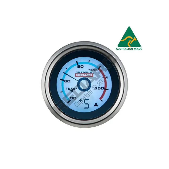 Redarc Single Temperature 52Mm Gauge W/Optional Current Display 1