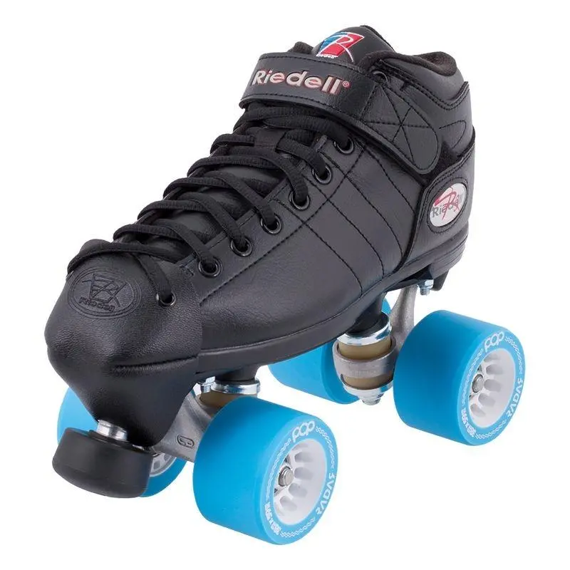 Riedell R3 Skate Derby - Aura Wheels & Toe Caps 1