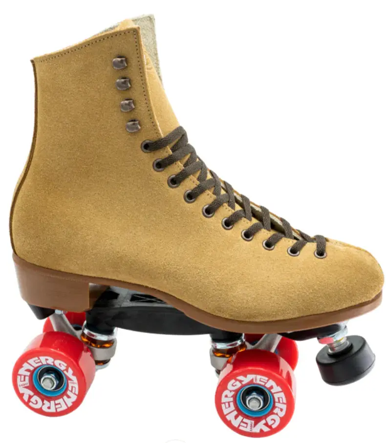 Riedell Zone 135 Tan W Energys And Adjustable Toe Stop 1