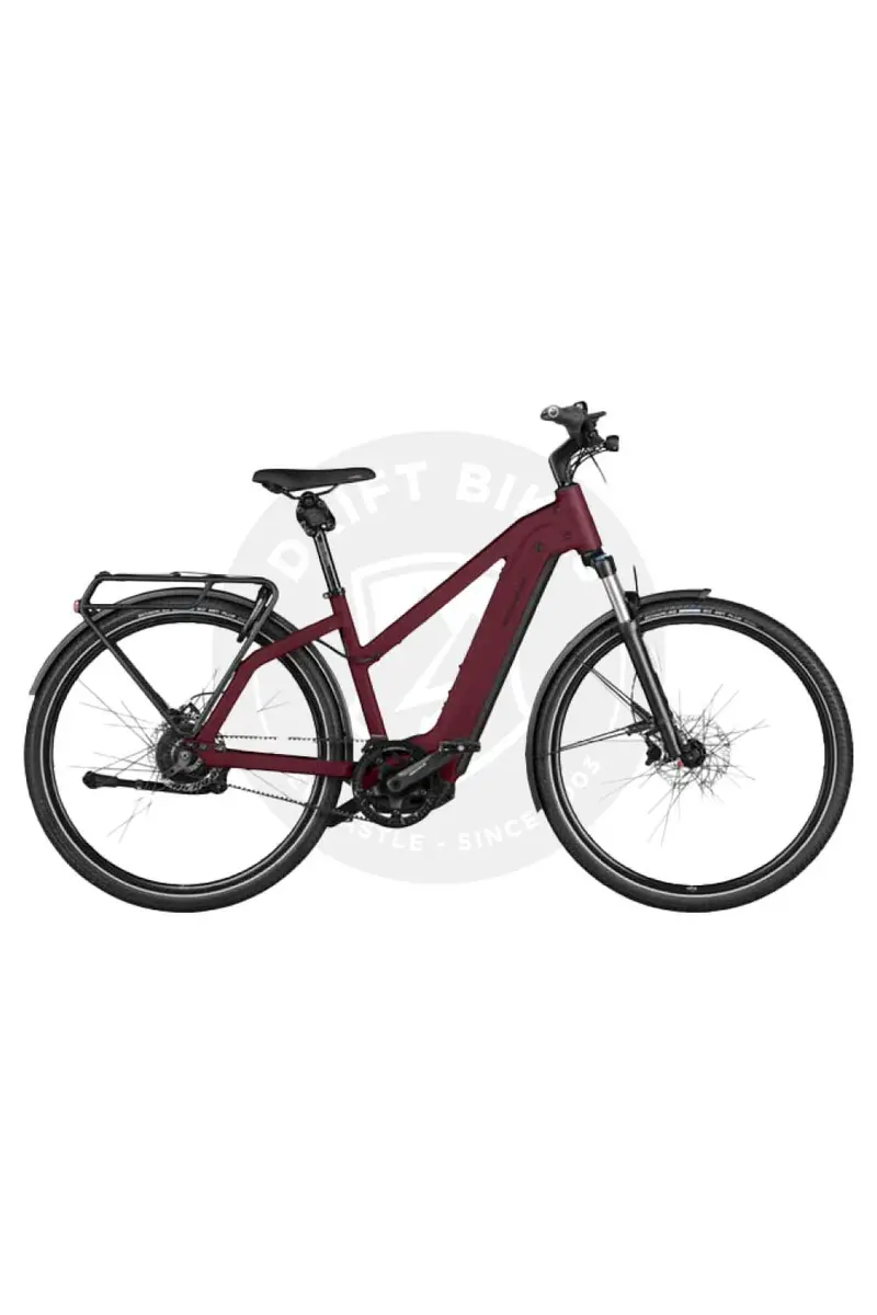 Riese & Muller Charger4 Mixte Gt Vario 750 Ebike - Dark Red Matt 1