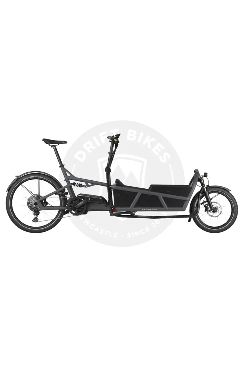 Riese & Muller Load4 75 Vario Kiox 500 Coal Grey Matt Dual Battery 1450 Abs 2.0 1