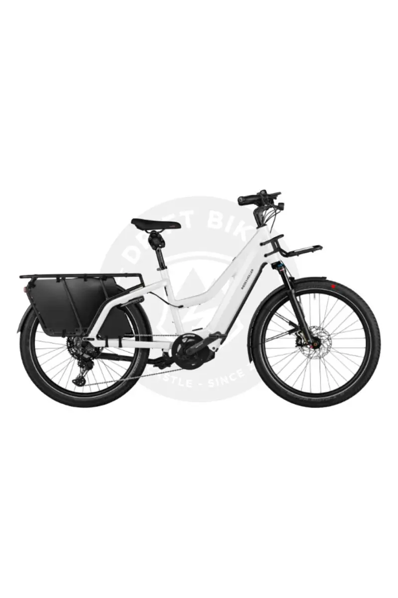 Riese + Muller Multicharger Mixte Gt Touring, Bosch Perf Cx, 750Wh, 47Cm, Wh/Blk Matt (Incl. Cargo Fr. Carrier, Safety Bar, Pass Kit) 1