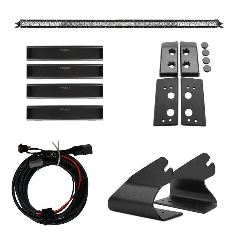 Rigid Industries Roof Line Light Kit (Incl. Sr Spot/Flood Combo Bar) - 2021+ Bronco 1
