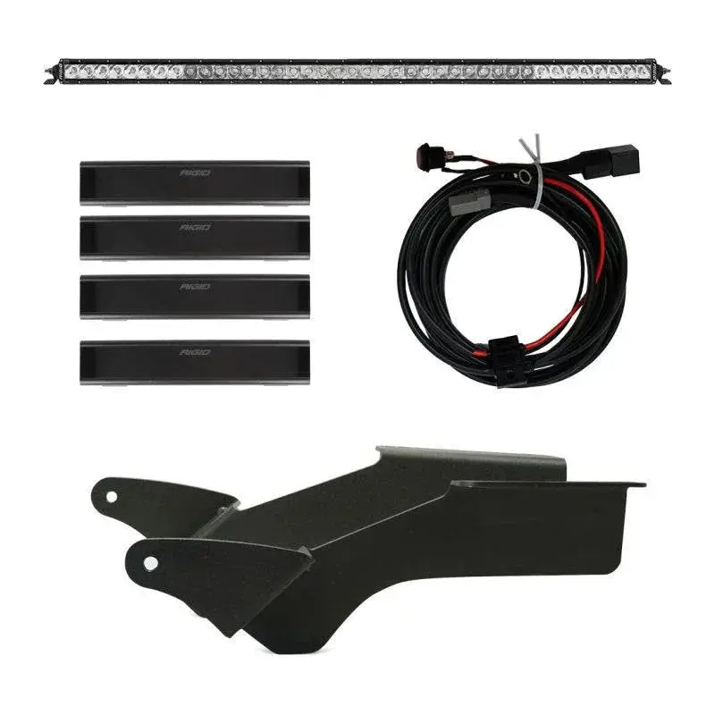 Rigid Industries Roof Rack Light Kit (Incl. Sr Spot/Flood Combo Bar) - 2021+ Bronco 1