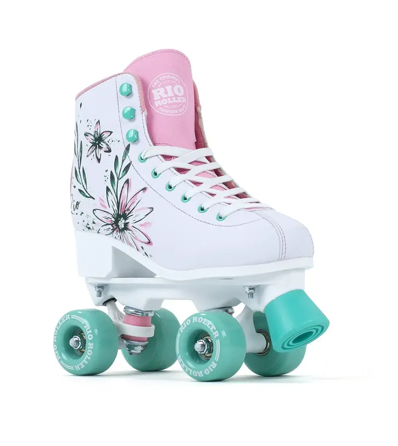 Rio Roller Artist Floral Roller Skates 1