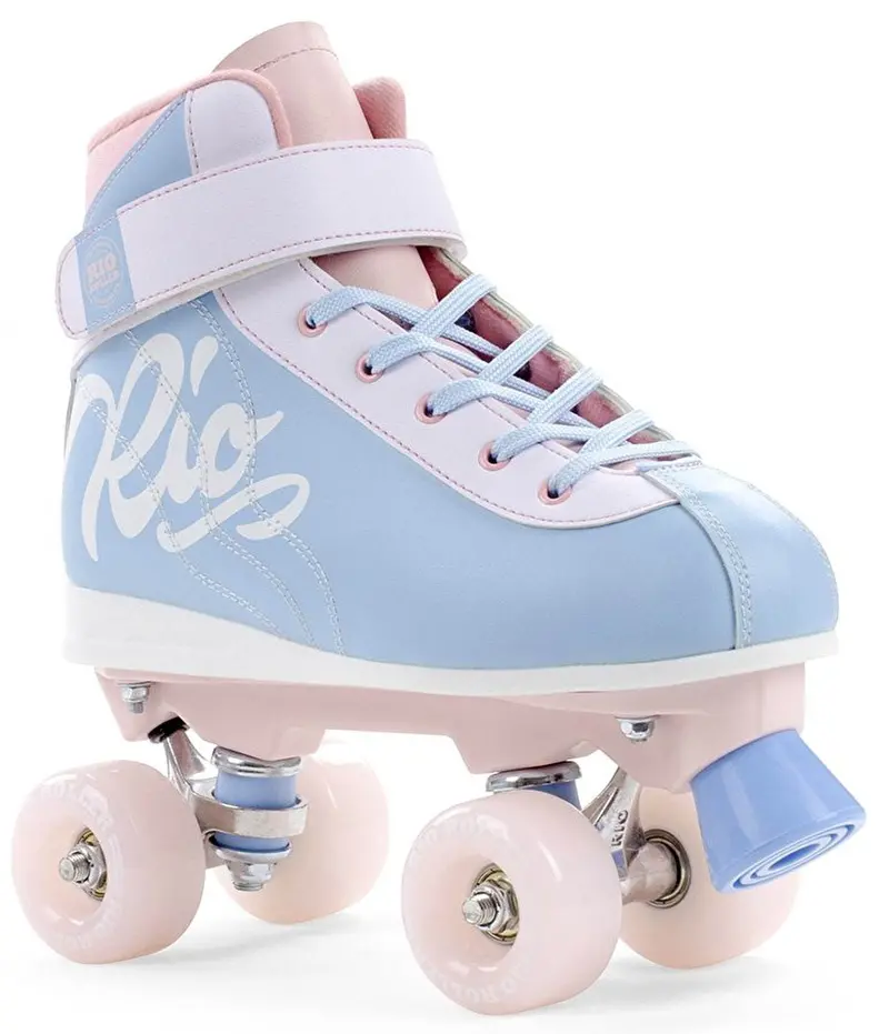 Rio Roller Milkshake Cotton Candy Roller Skates (Blue/Pink) 1