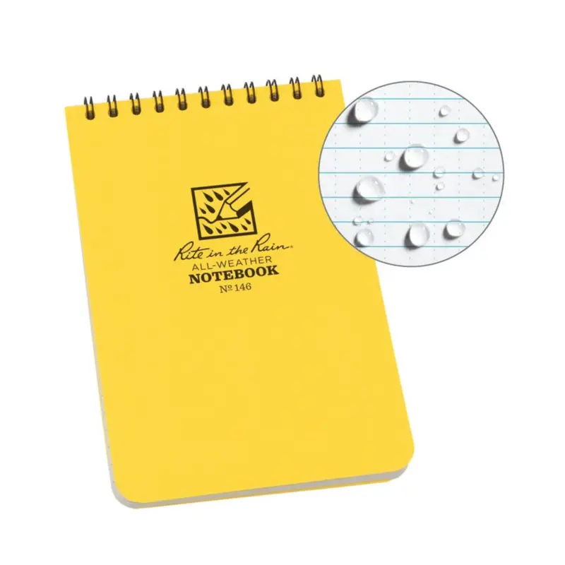 Rite In The Rain Notebook-Spiral Top Bound 4"X6" 1
