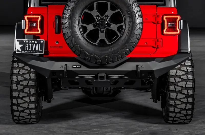Rival 4X4 Rear Bar Jeep Wrangler 2018-On 1
