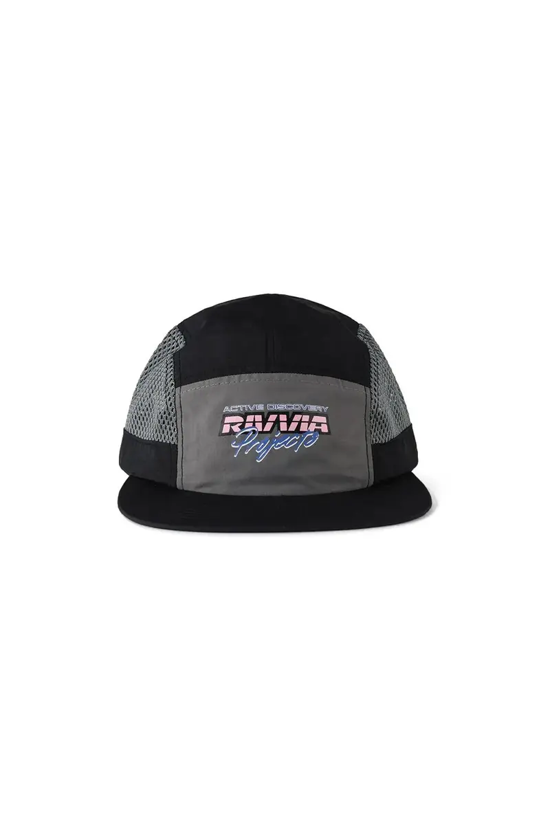 Rivvia Projects Racetrack Running Cap - Black Grey 1