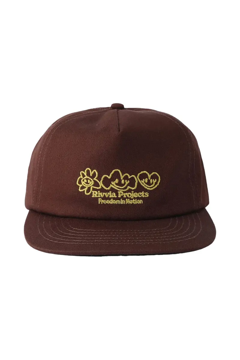 Rivvia Projects Scribble Hat Brown 1