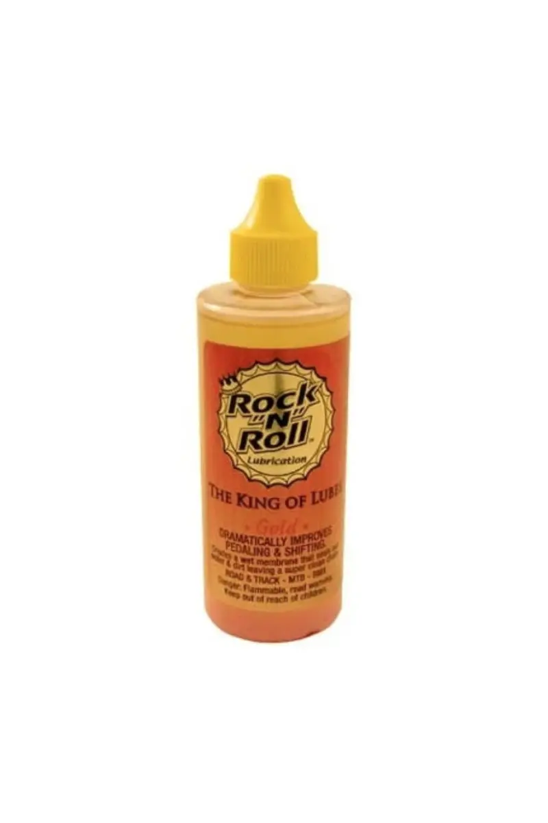 Rock N Roll Gold Bike Chain Lube 4Oz 1