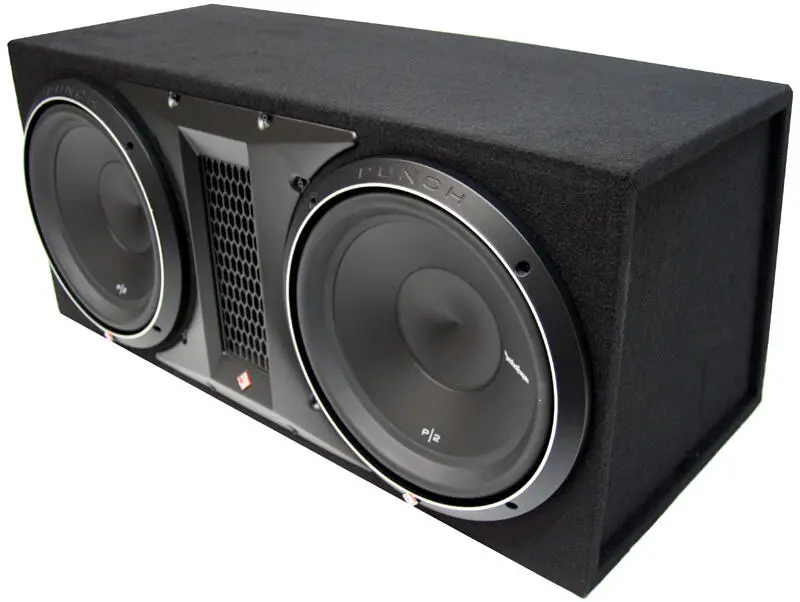 Rockford Fosgate P2-2X12 Dual Punch Series 12" Loaded Enclosure 1