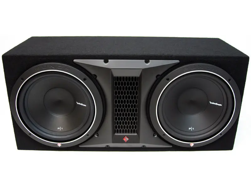 Rockford Fosgate Punch P1-2X12 Dual 12" 1000W (500W Rms) 2 Ohm  Ported Enclosure 1