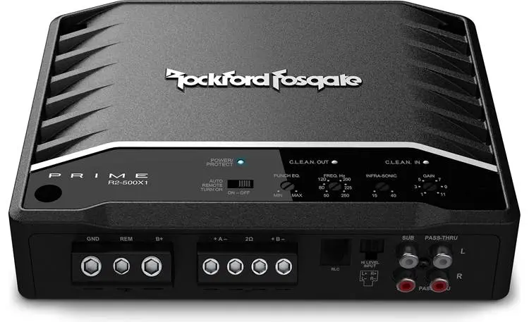 Rockford Fosgate R2-500X1 Prime Series Mono Subwoofer Amplifier 1