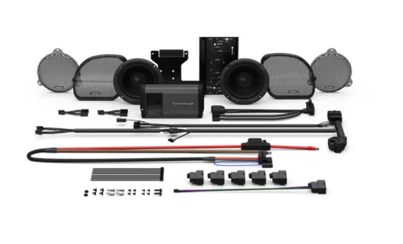 Rockford Fosgate Stage-2 Speaker & Amp Kit For 2014-2023 Harley-Davidson Street Glide & Road Glide 2