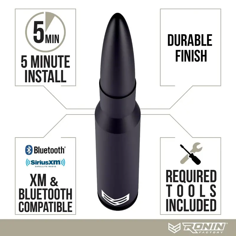 Ronin Smartlock™ Bullet Antenna - 2021+ Bronco + Other Ford 9