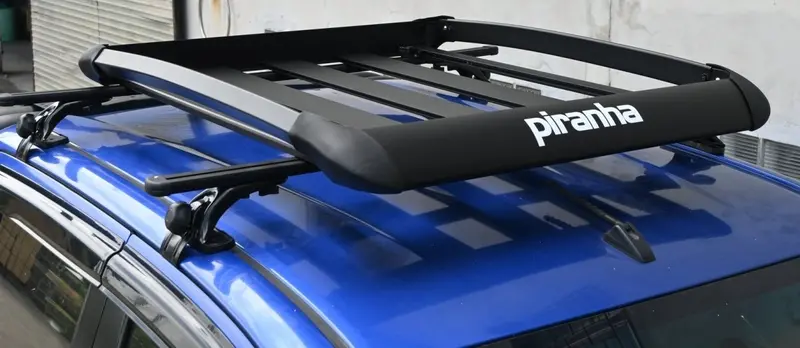 Roof Rack Aluminum - Toyota Hilux Revo+Bracket Black 1