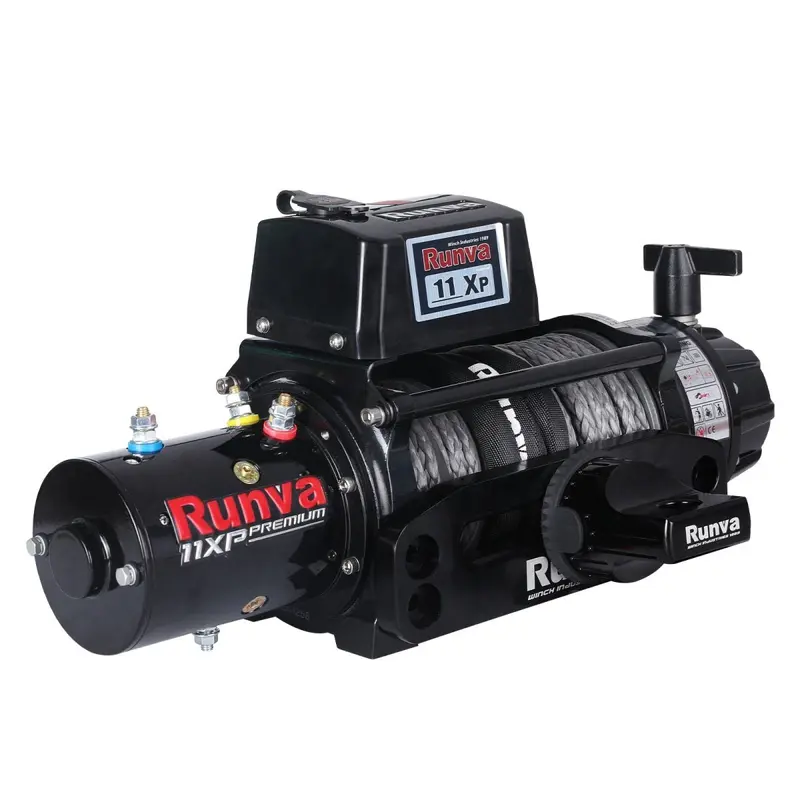 Runva 11Xp Premium - 11,000Lb Winch With Synthetic Rope 1